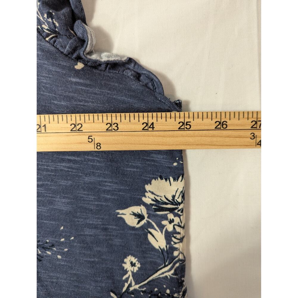 Women's Maurice's Brookside Floral V-Neck Ruffle Sleeve Tee Size 2X - Picture 6 of 6